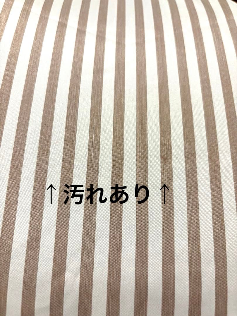 サンバリア100 折りたたみ 日傘 2段折 フリル ストライプ ベージュ