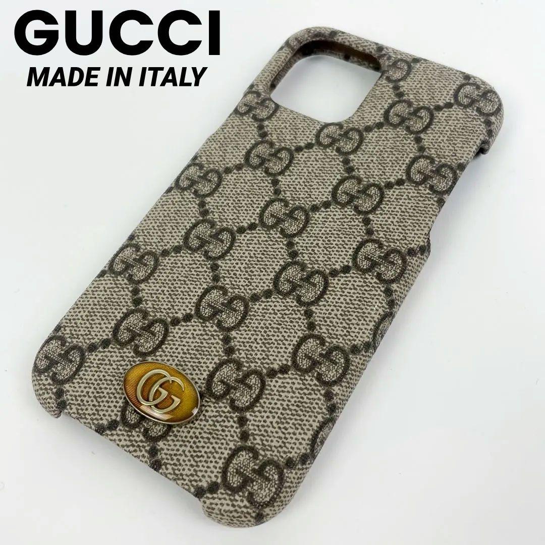 美品✨グッチ インターロッキング iPhone12/ Proケース オフィディア