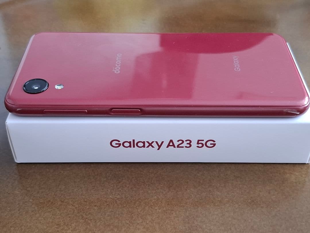 Galaxy A23 5G　SC-56C レッド 美品　おまけ付き