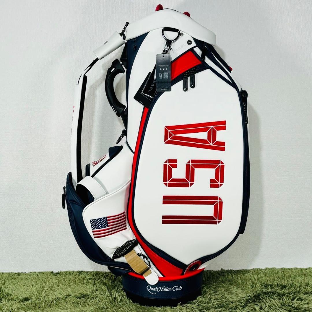 ベゼル プレジデンツカップコラボキャディバッグ カート式 6分割 未使用品 限定