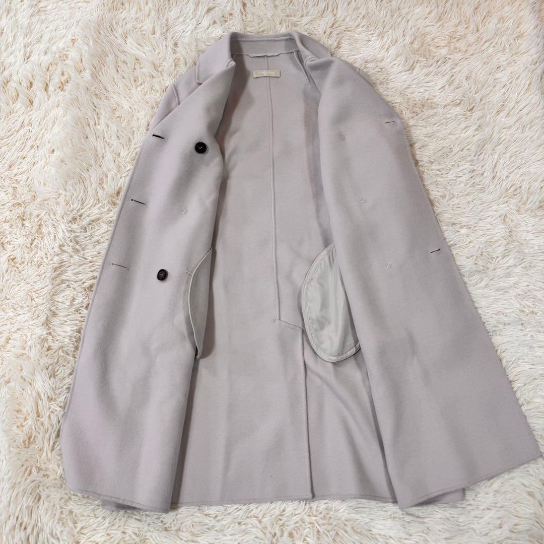 美品　エスマックスマーラ　クチートアマーノ　ダブルブレスト　エクリュ　46 希少