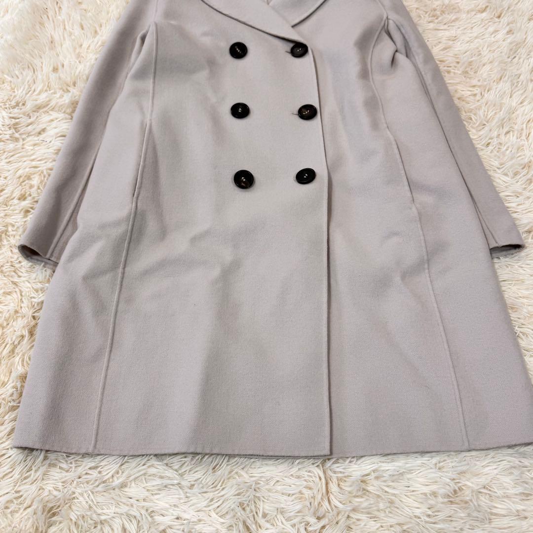 美品　エスマックスマーラ　クチートアマーノ　ダブルブレスト　エクリュ　46 希少