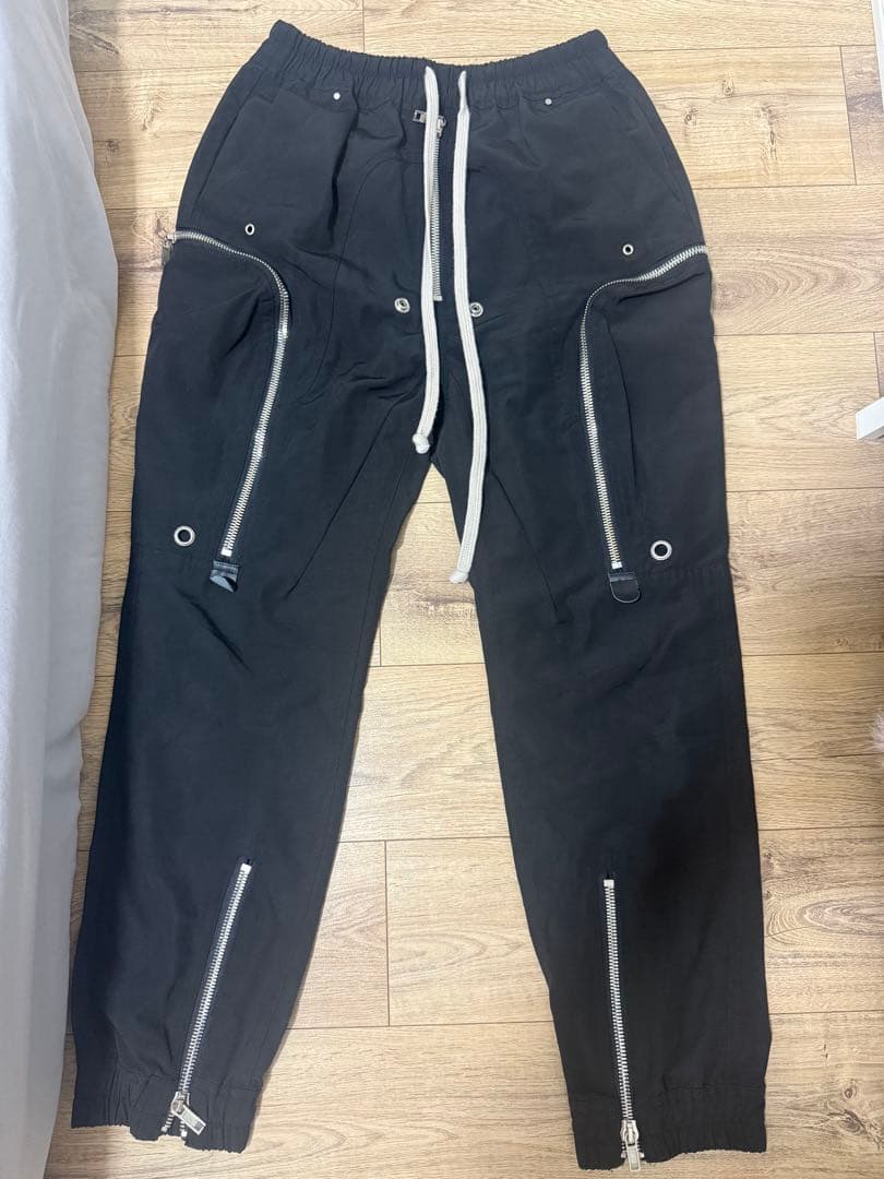 Rick Owens BAUHAUS風　ブラックカーゴパンツ