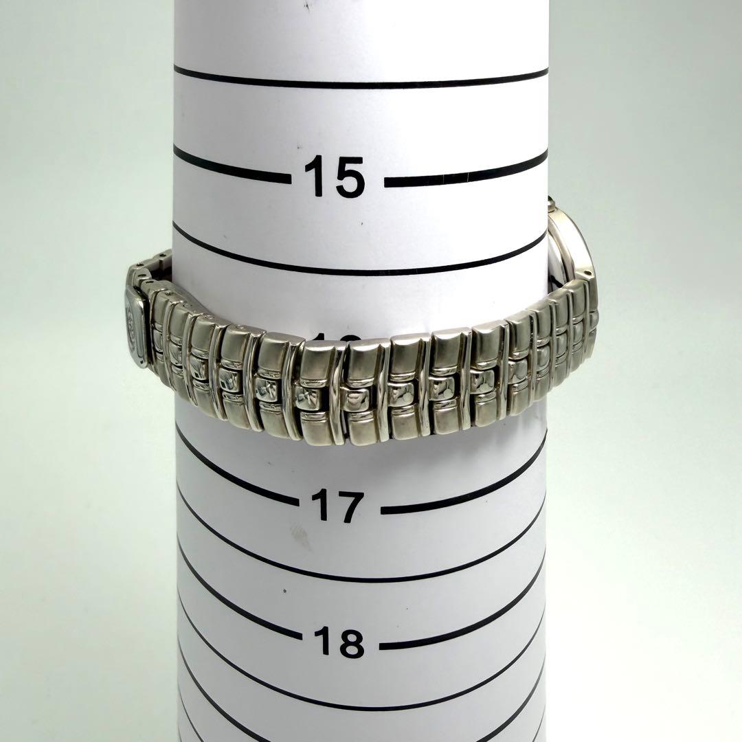 【稼働】GUCCI ラウンド ローマン GG 腕時計 クォーツ シルバー