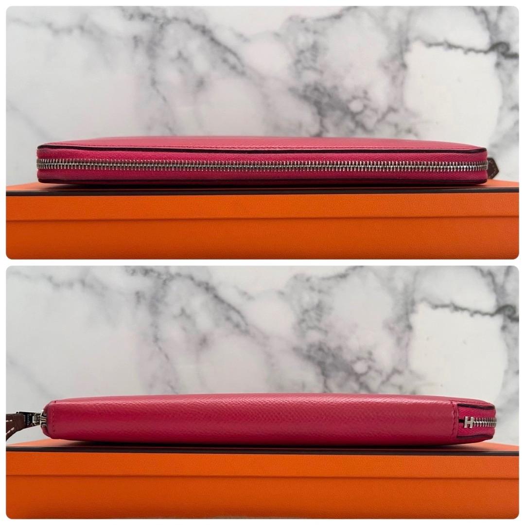 ✨極美品✨エルメス アザップロングシルクイン ローズエクストリーム 長財布