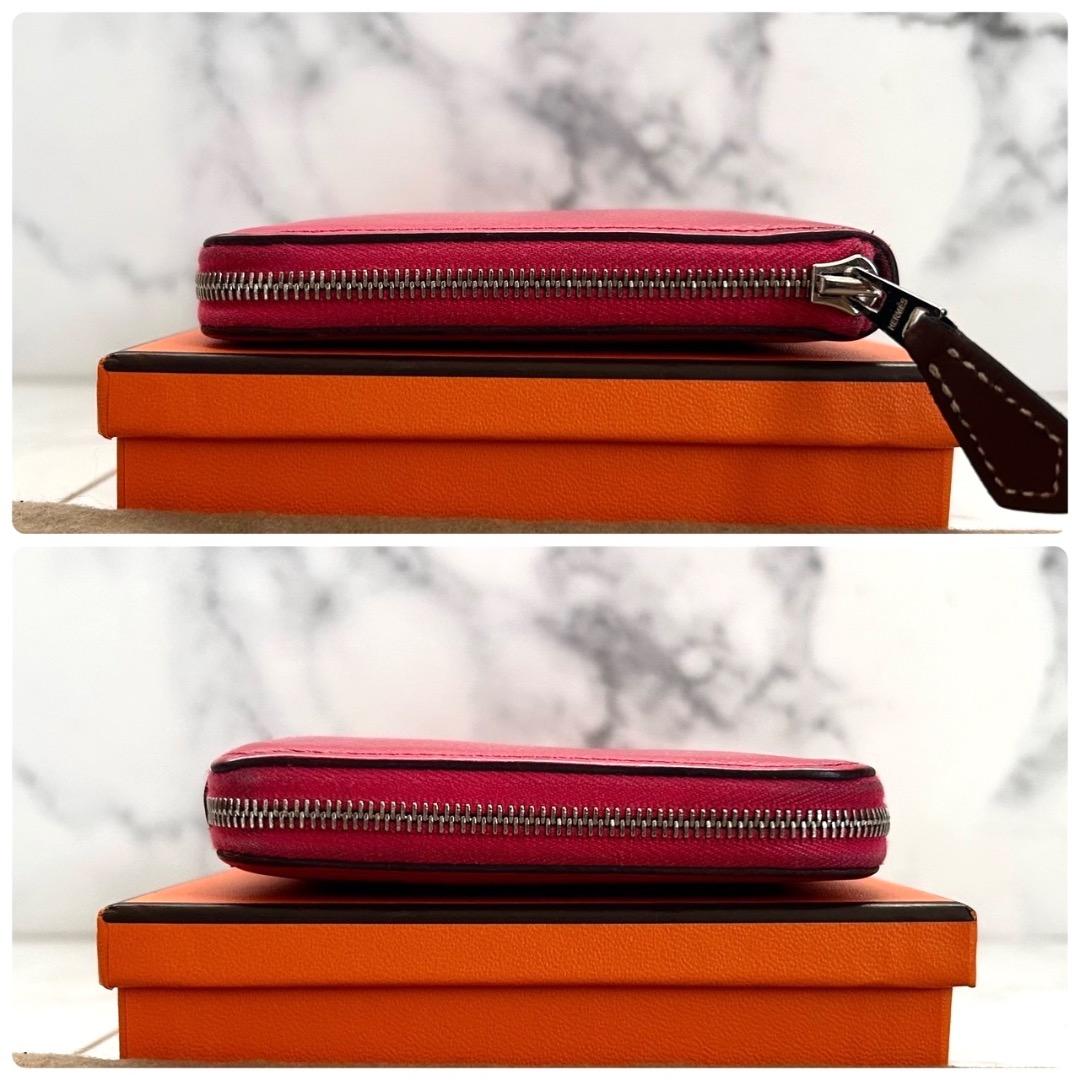 ✨極美品✨エルメス アザップロングシルクイン ローズエクストリーム 長財布