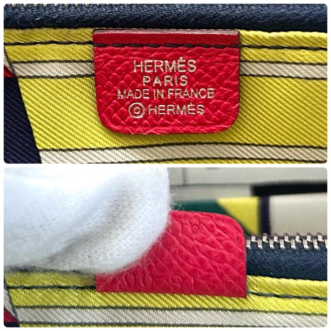 ✨極美品✨エルメス アザップロングシルクイン ローズエクストリーム 長財布