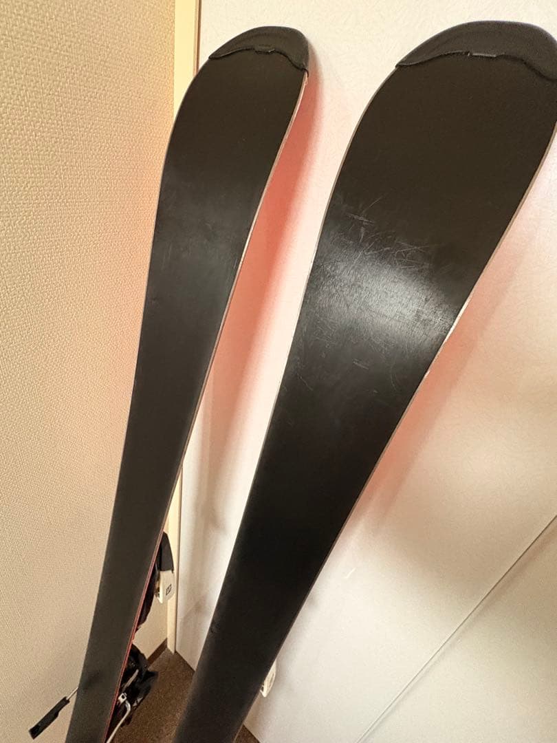 スキー学習 Salomonスキー板130とストック95セット　サロモンジュニア