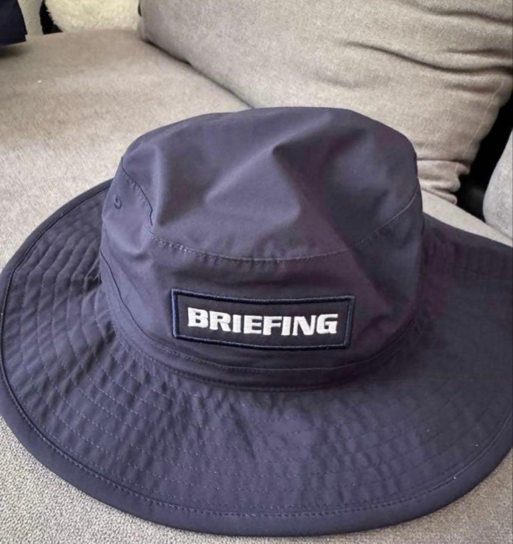 BRIEFING ネイビー ハット 調整可能