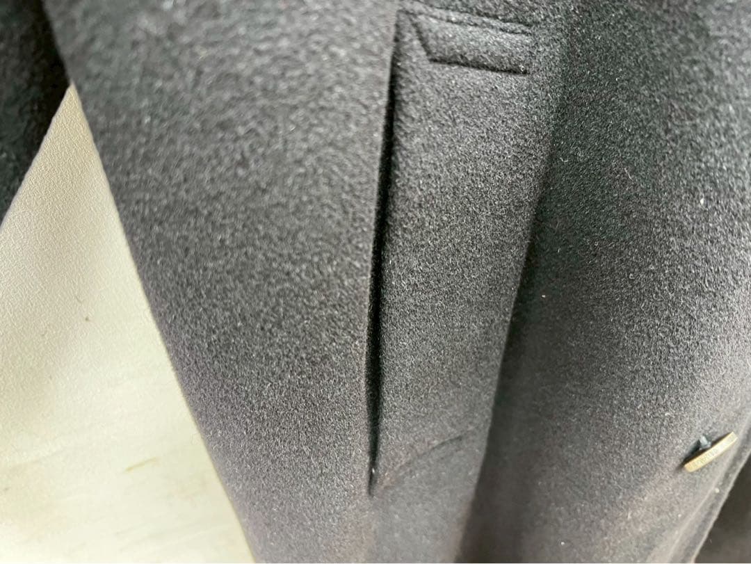 SK343☆BURBERRY☆LONDON☆バーバリー☆ロングコート☆色ブラック