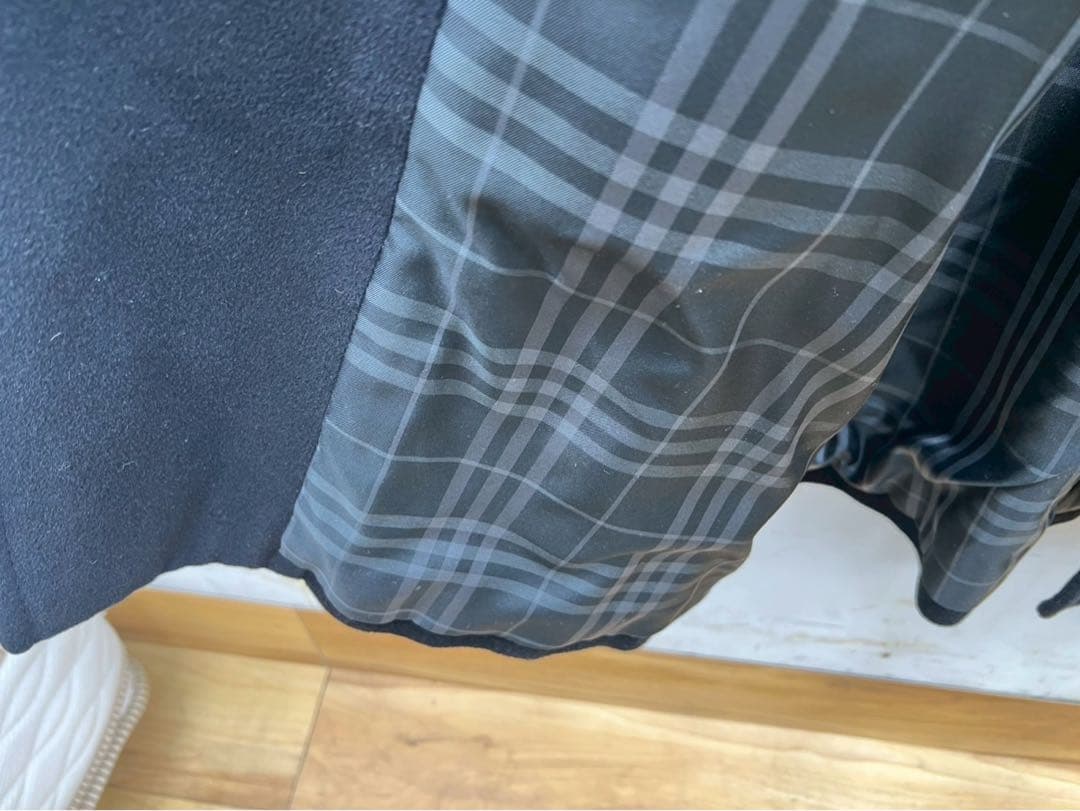SK343☆BURBERRY☆LONDON☆バーバリー☆ロングコート☆色ブラック