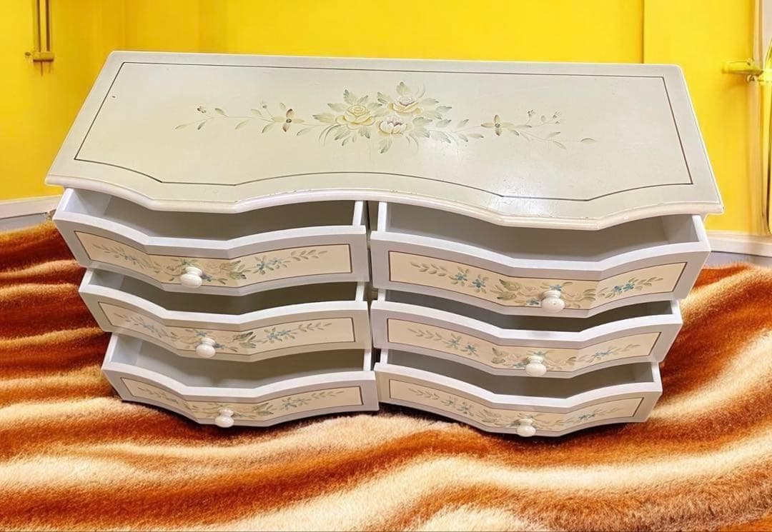 安心のたのメル便発送★ロココ調チェスト　重厚感高級感抜群！