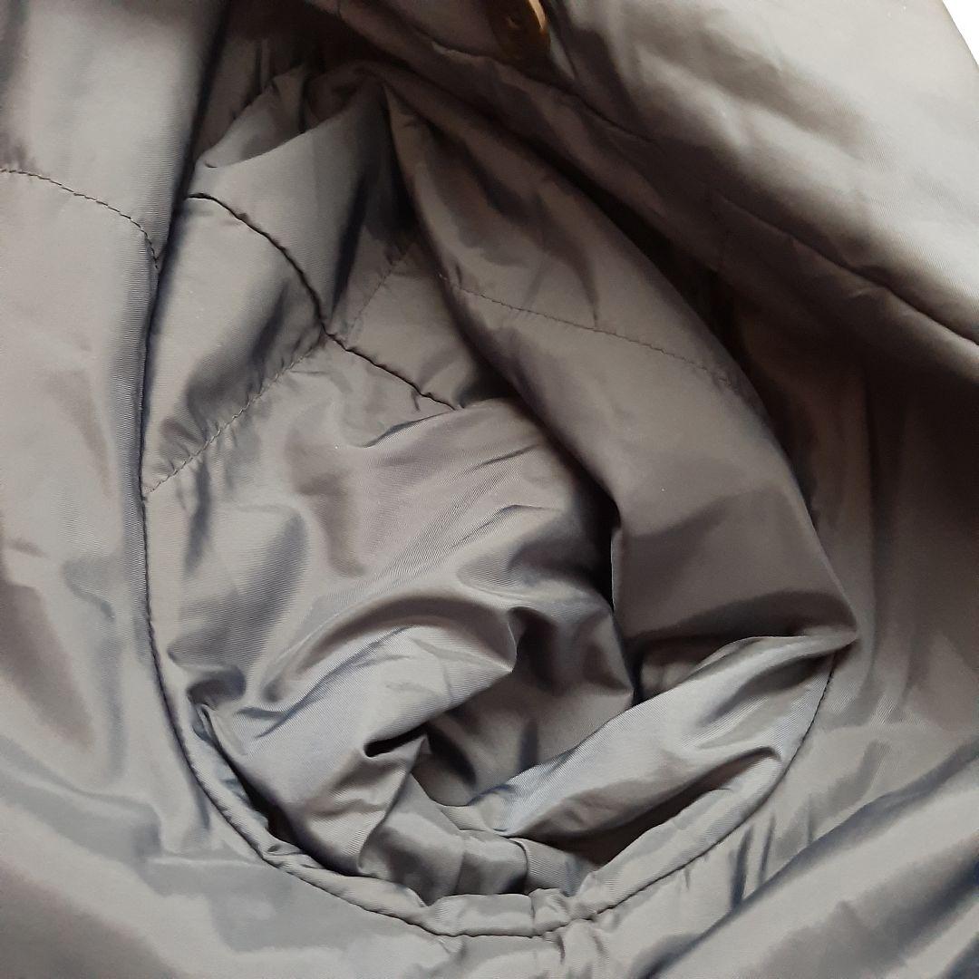 45R 45rpm ナイロン　ロングコート　ネイビー プリマロフト コート L