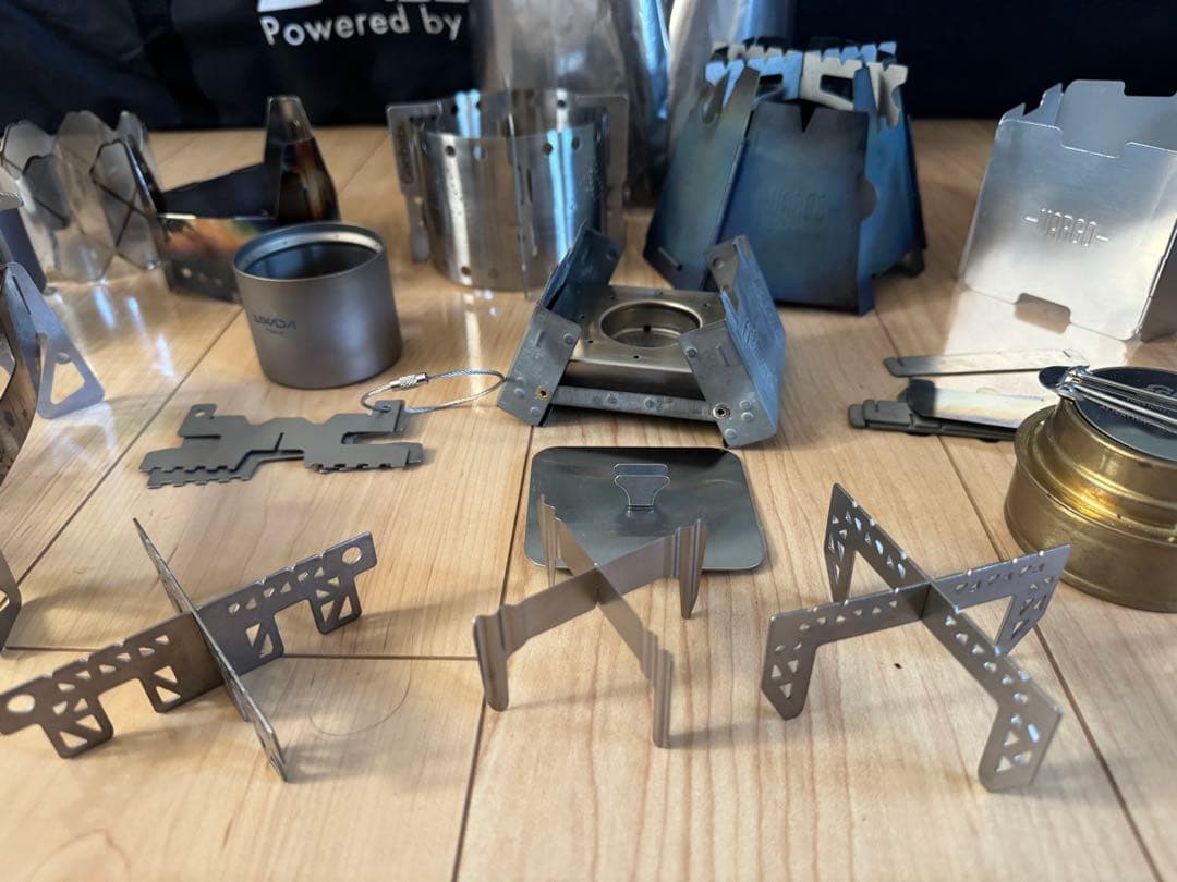 アルコールストーブ・五徳・風防