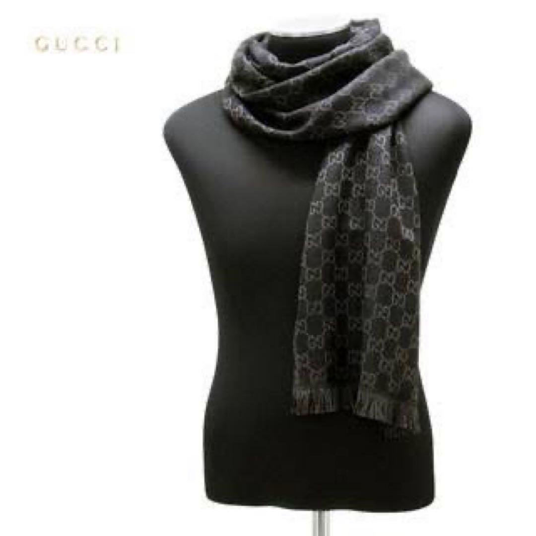 1番人気新品正規✨GUCCIマフラー✨グッチマフラー❗️箱紙袋セット　グッチ