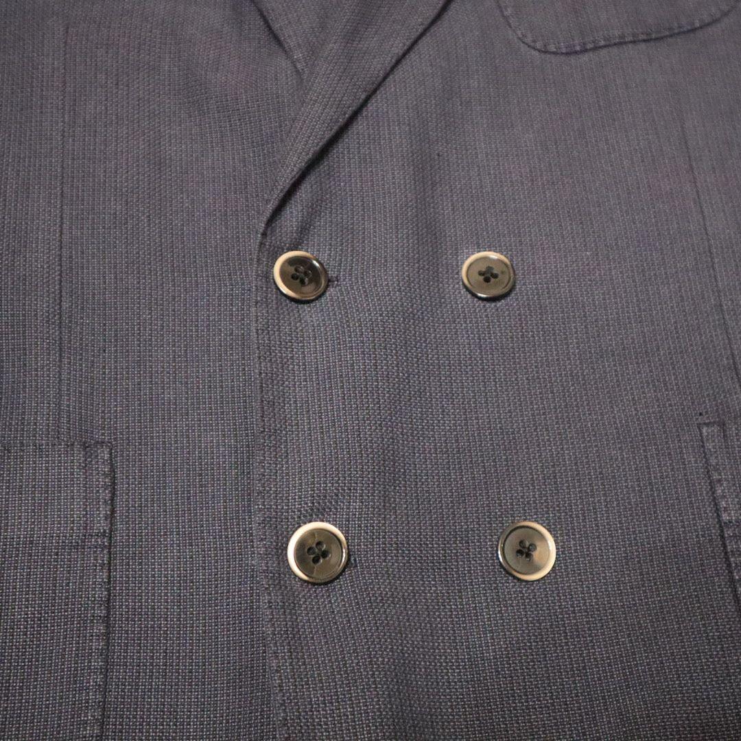 LARDINI ダークブルー ダブルブレストジャケット　50