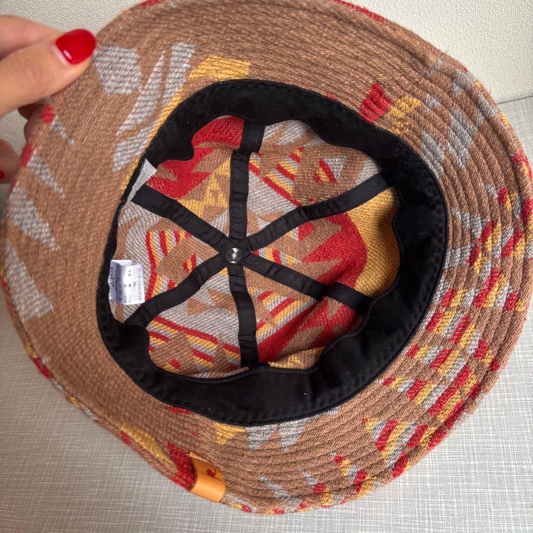 visvim ヴィズビム　幾何学模様 バケットハット　レア品　サイズM/L
