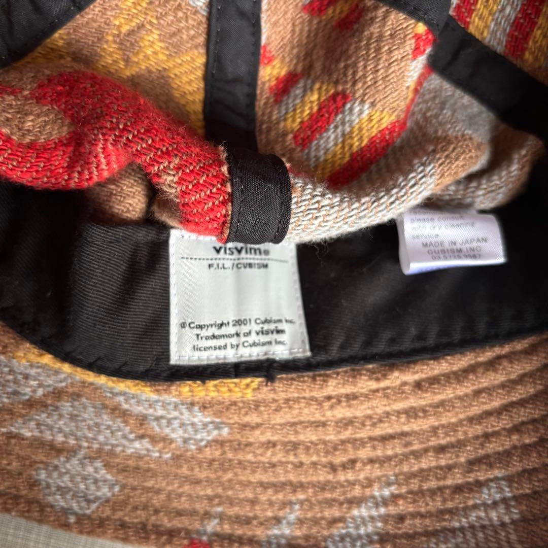 visvim ヴィズビム　幾何学模様 バケットハット　レア品　サイズM/L