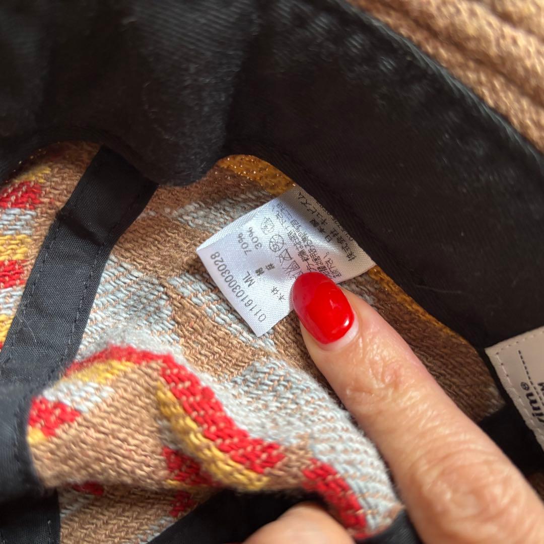 visvim ヴィズビム　幾何学模様 バケットハット　レア品　サイズM/L