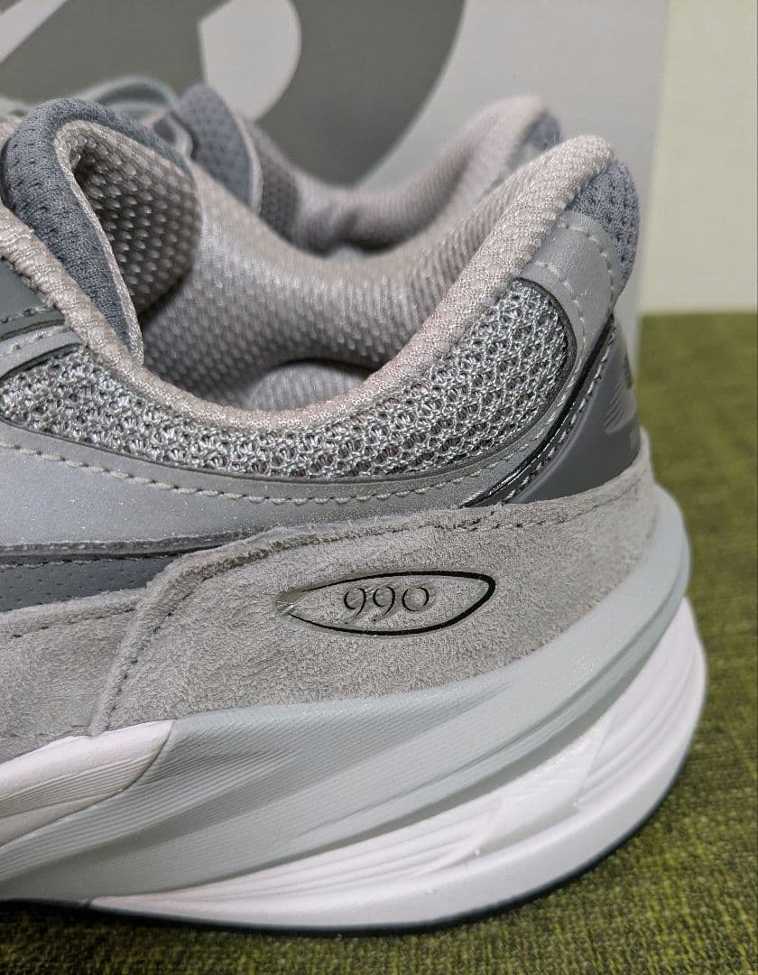 【極美品】New Balance 990v6 グレー 24.0cm