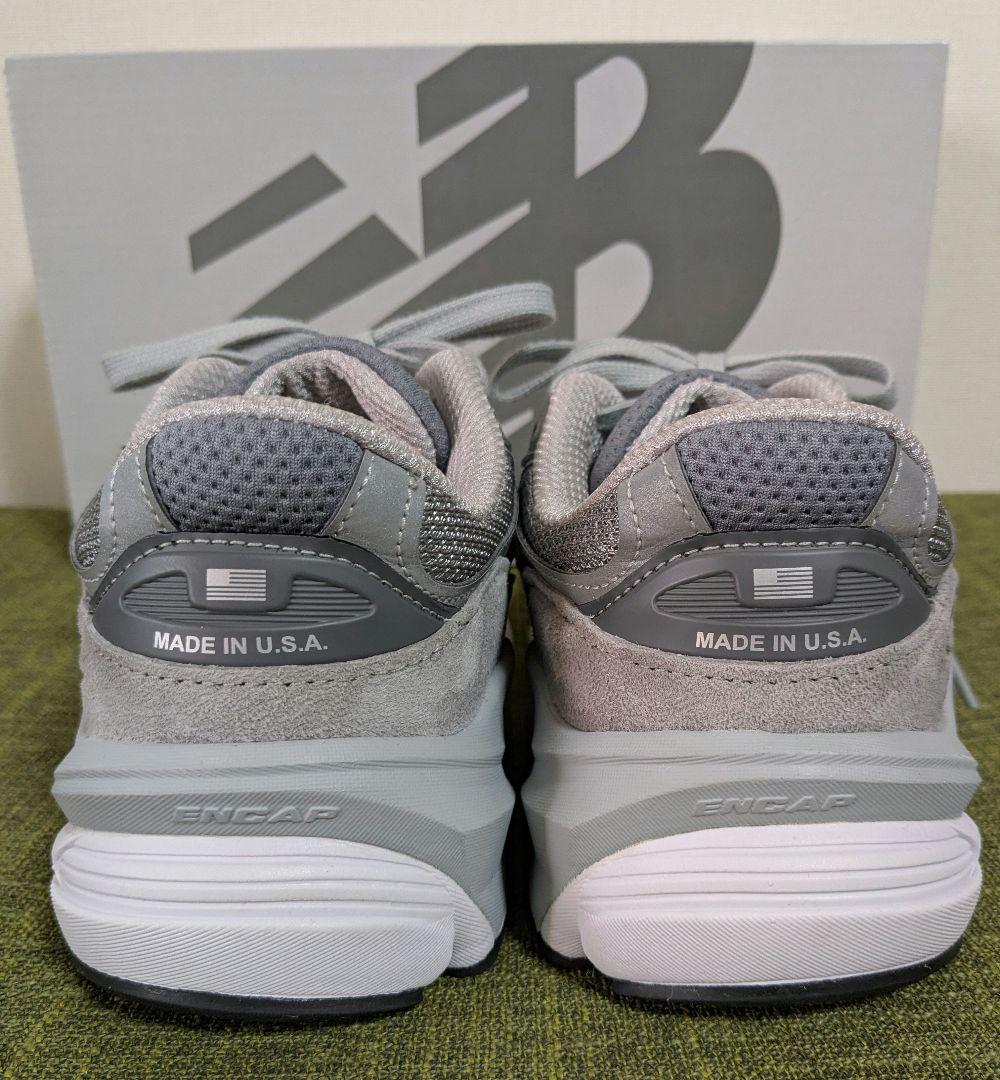 【極美品】New Balance 990v6 グレー 24.0cm