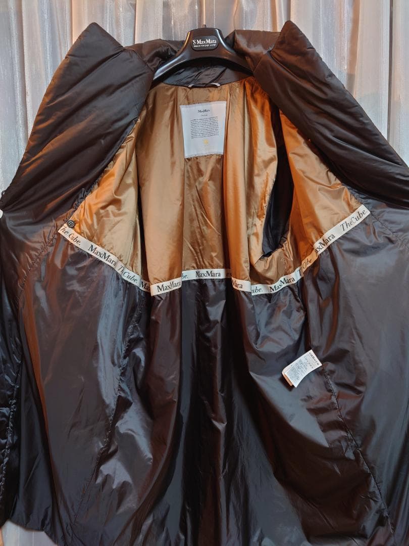 お値下げ☆極美品☆MaxMara The Cube コートチャコールグレー☆４０