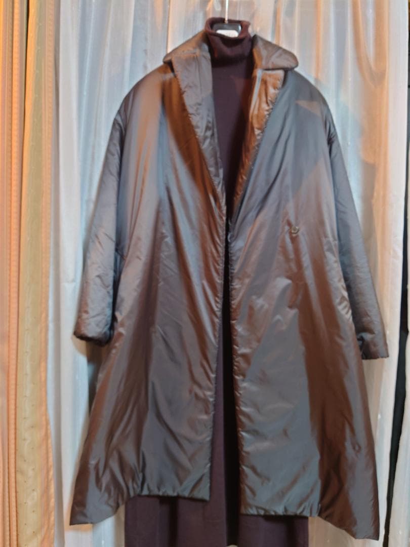 お値下げ☆極美品☆MaxMara The Cube コートチャコールグレー☆４０