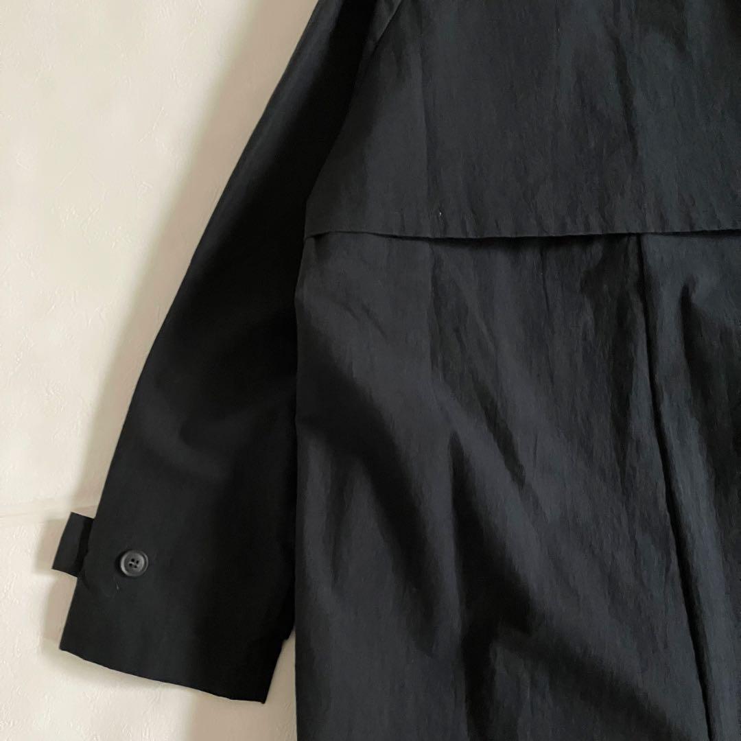 2022 evam eva コットン テーラードコート sumi ブラック 春