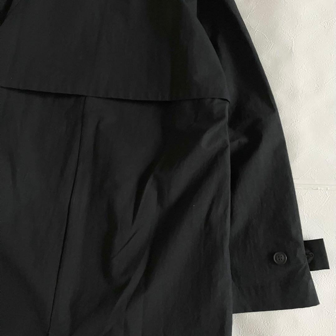 2022 evam eva コットン テーラードコート sumi ブラック 春