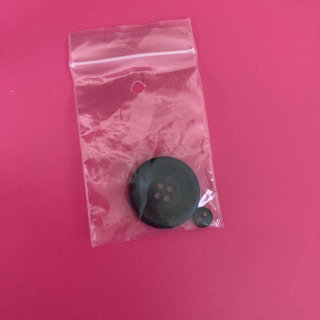 未使用BY∴ MANTECO スタンドダブルテーラードコート/ネイビー /L