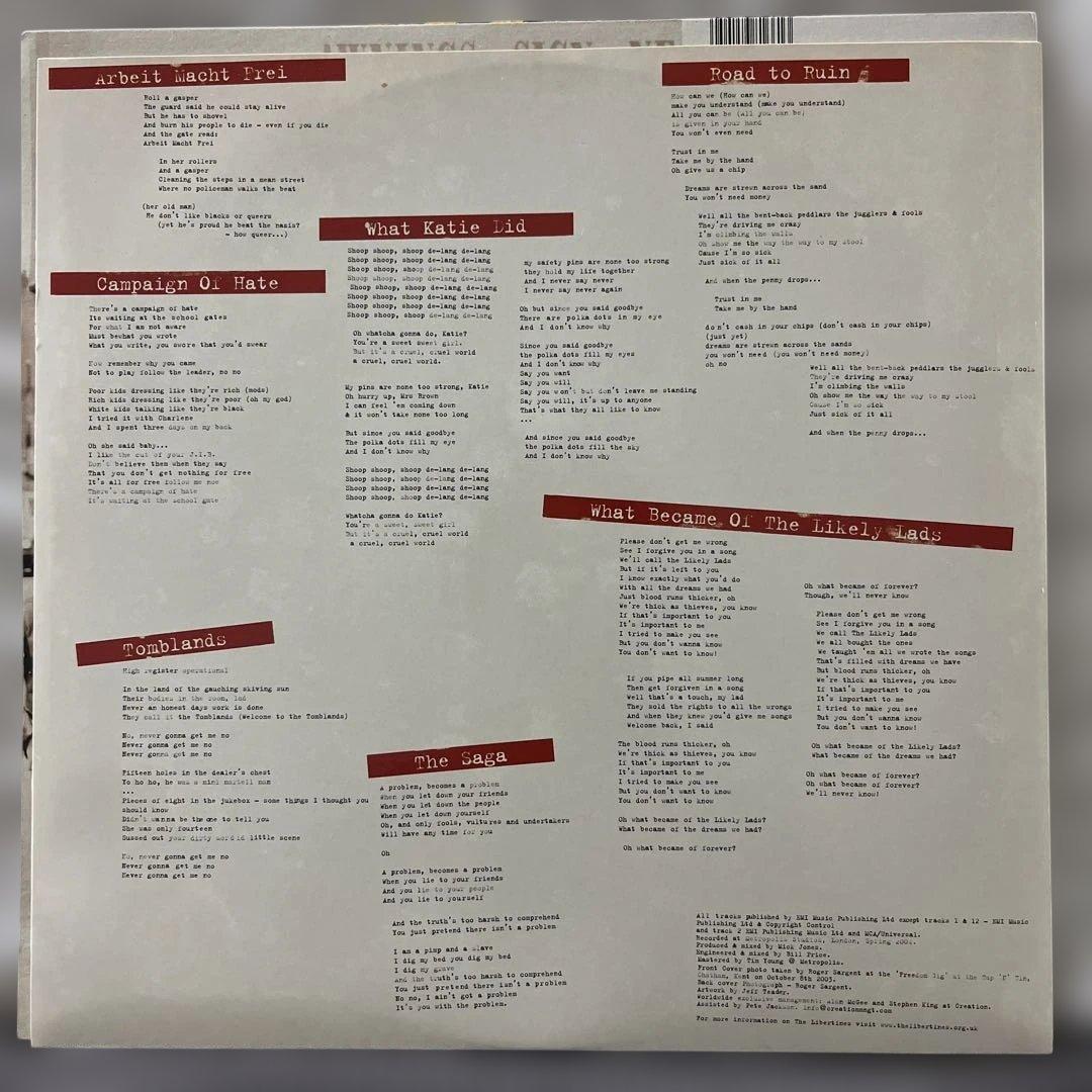 ★ The Libertines ‎ レコード LP