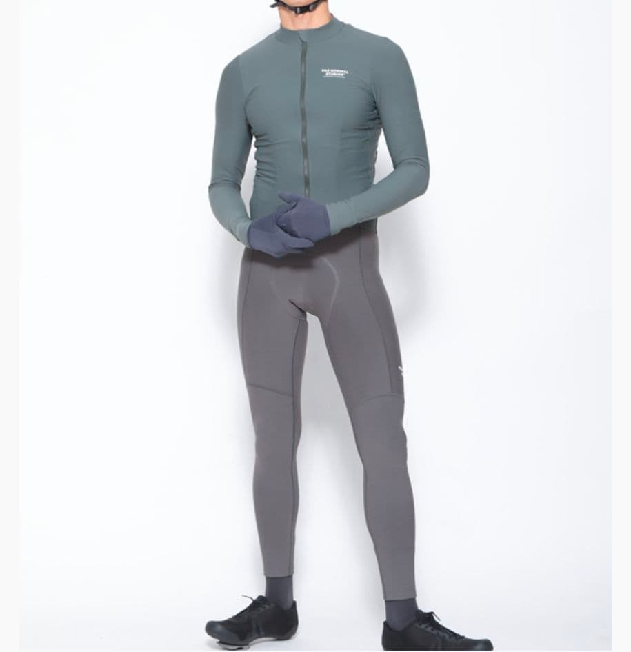 PAS NORMAL STUDIOS ビブタイツ グレー　S