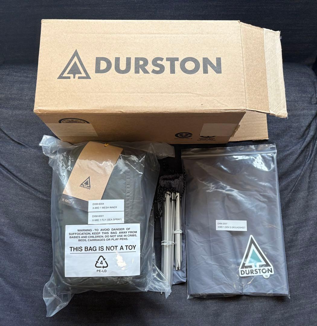 DURSTON GEAR X-Mid 1 +グランドシート【2025年モデル】