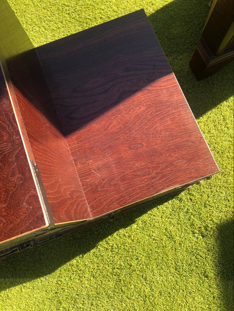 【引取限定　愛知県稲沢市】階段箪笥　和タンス 階段型 6引き出し ダークブラウン