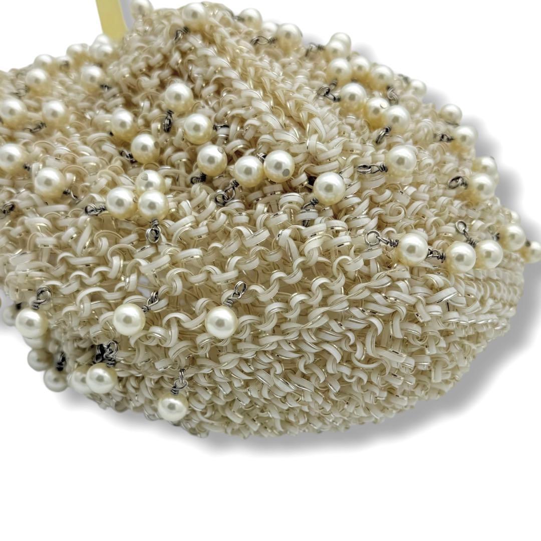 【レア品】アンテプリマ　パール　ワイヤーバッグ パーティーバッグ　ハンドバッグ