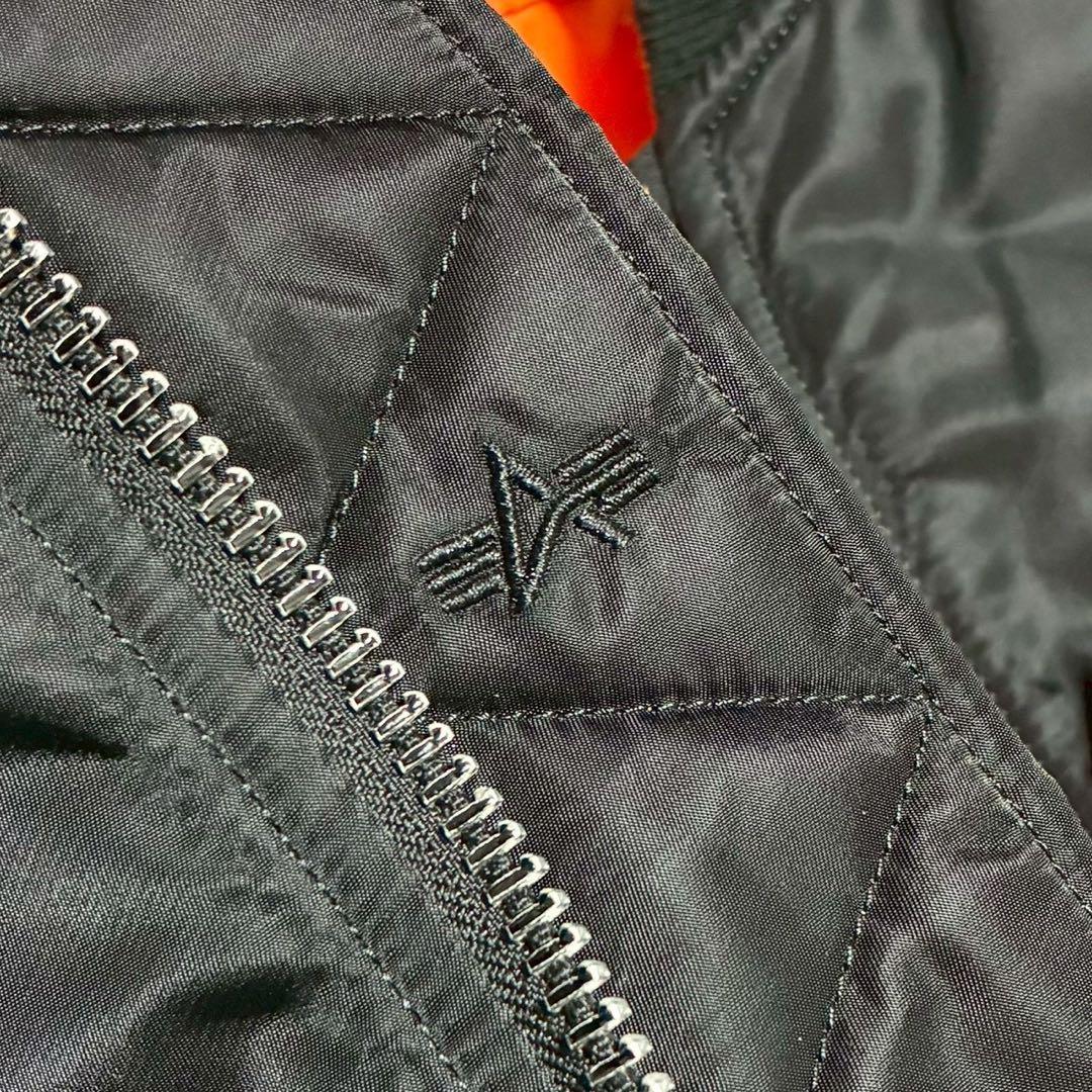 アルファインダストリーズ MA-1 フライトジャケット USA製 ブラック M