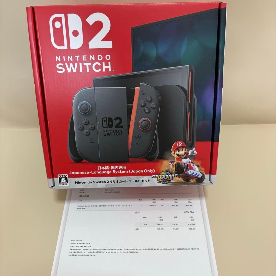 【新品未開封品】Nintendo Switch2 マリオカートワールドセット