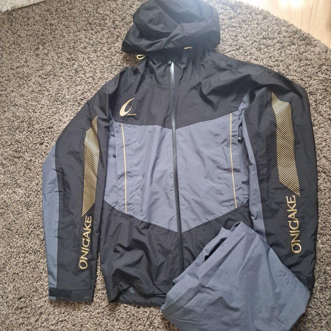 鬼掛　レインスーツ　YS104G LL ブラック