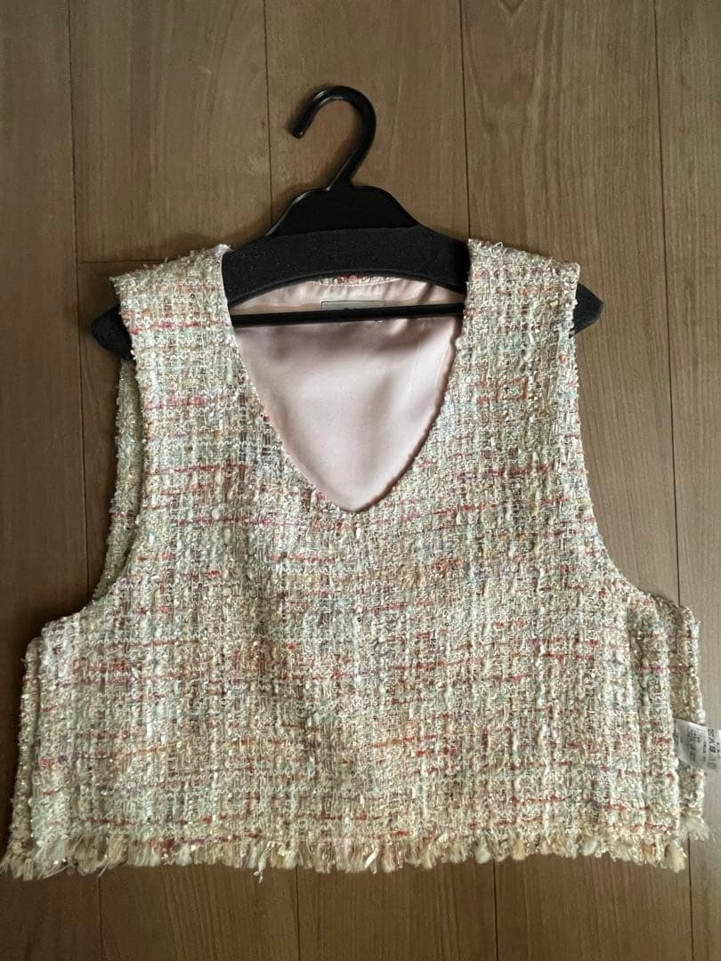 pois ツイードベスト