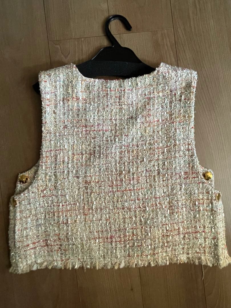 pois ツイードベスト