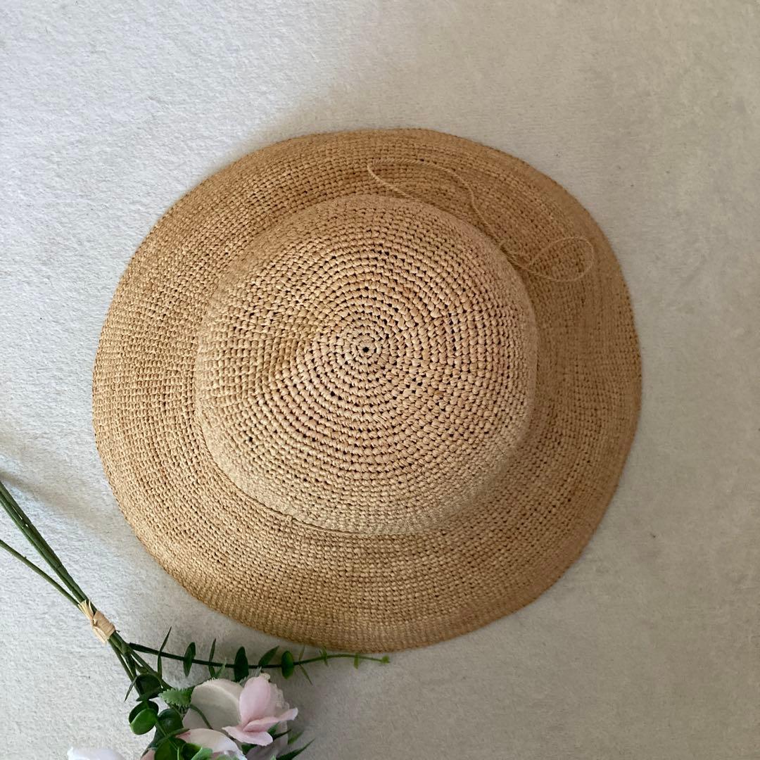 極美品⭐️HELEN KAMINSKI ストローハット 麦わら帽子 つば広め