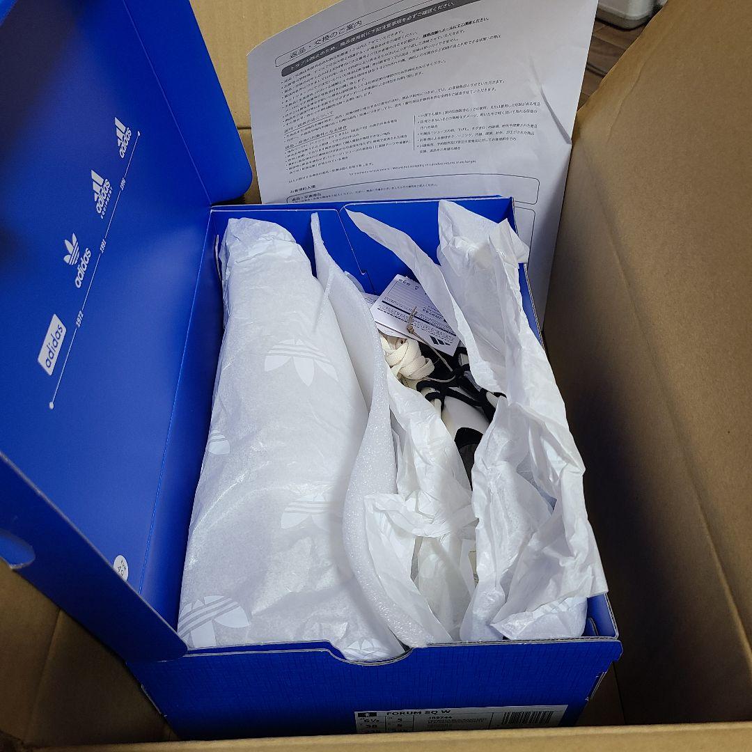 adidas FORUM ホワイト 23.5cm FORUM SQ W