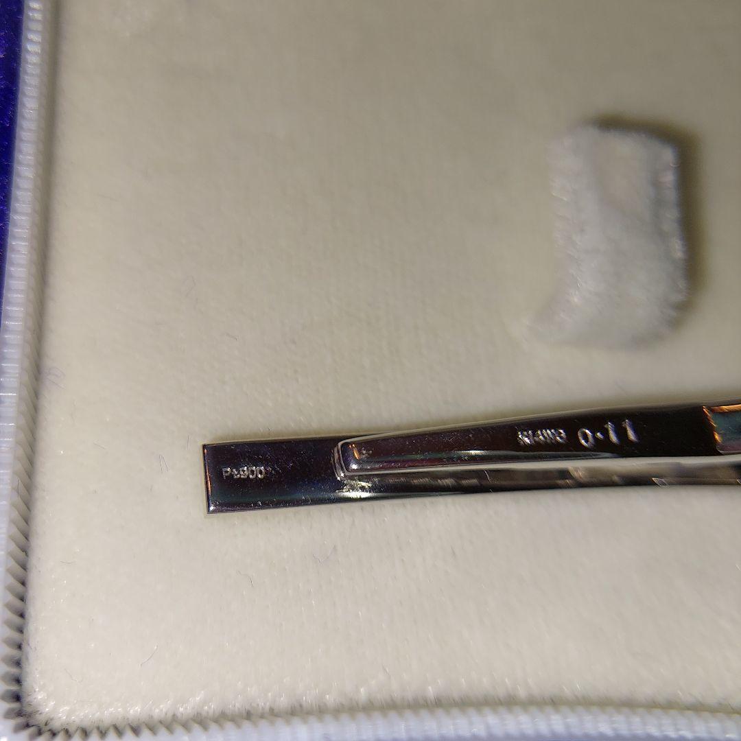 足立宝石店pt－wg製ダイヤモンド天然石タイ止め