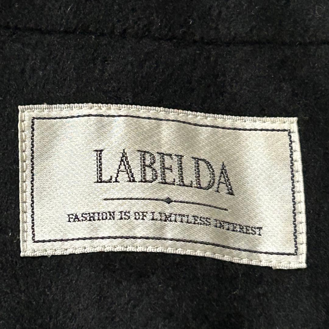 美品 LABELDA PURE カシミヤ100% ロングコート 黒 高級
