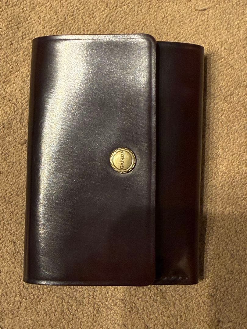 GANZO ホーウィン社 シェルコードバン 三つ折り財布