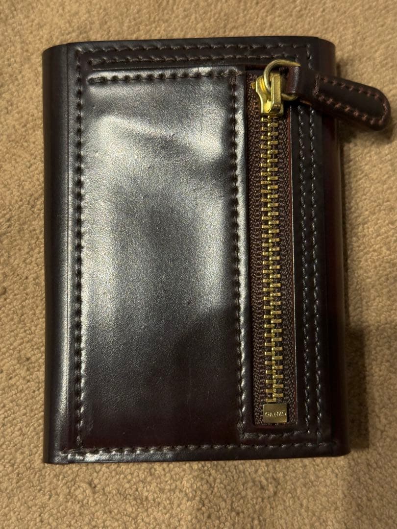 GANZO ホーウィン社 シェルコードバン 三つ折り財布