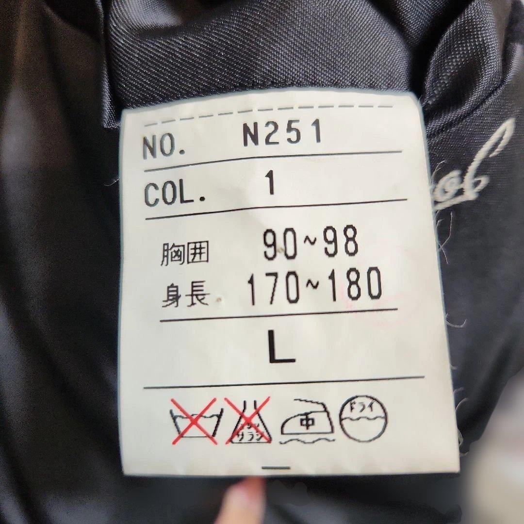 カシミヤ100%　ロングコート　ブラック　L