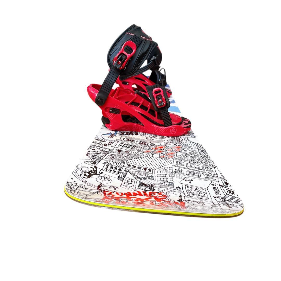 ELAN（エラン） スノーボード板 K2 ビンディング付き（CHARM）