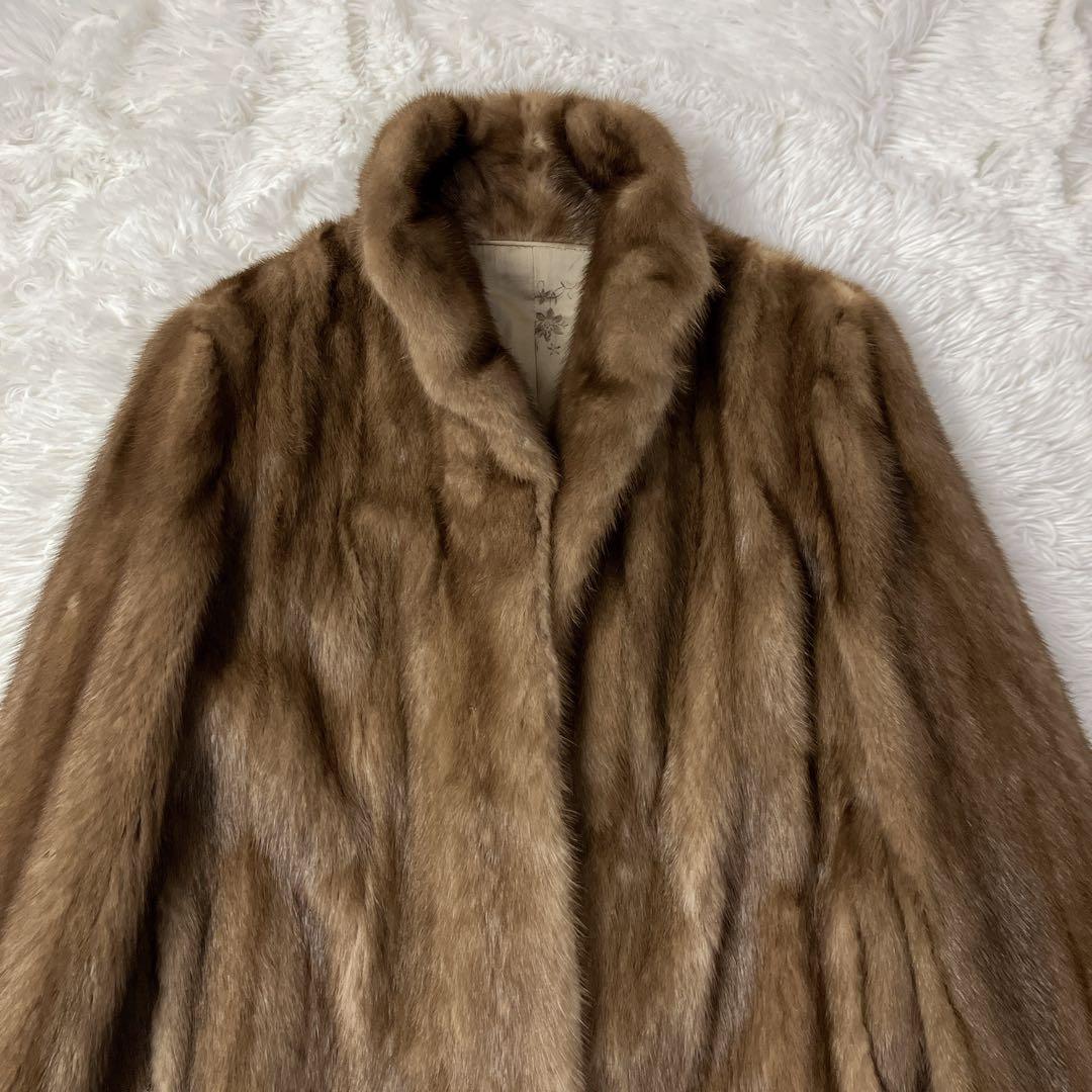 ✨115万円✨LEGEND FUR ミンクファーコート　毛皮　　Lサイズ相当
