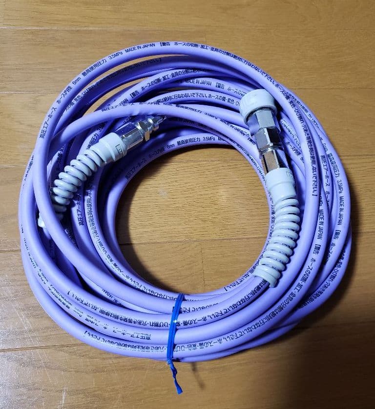 高圧エアーホース　3.5MPa 内径６ミリ